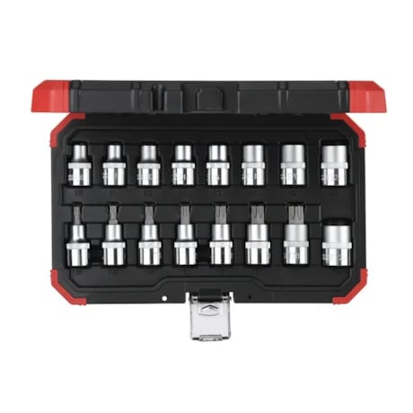 Jogo Soquete 3/8 Torx E8 A E18 6 Peças Gedore Red