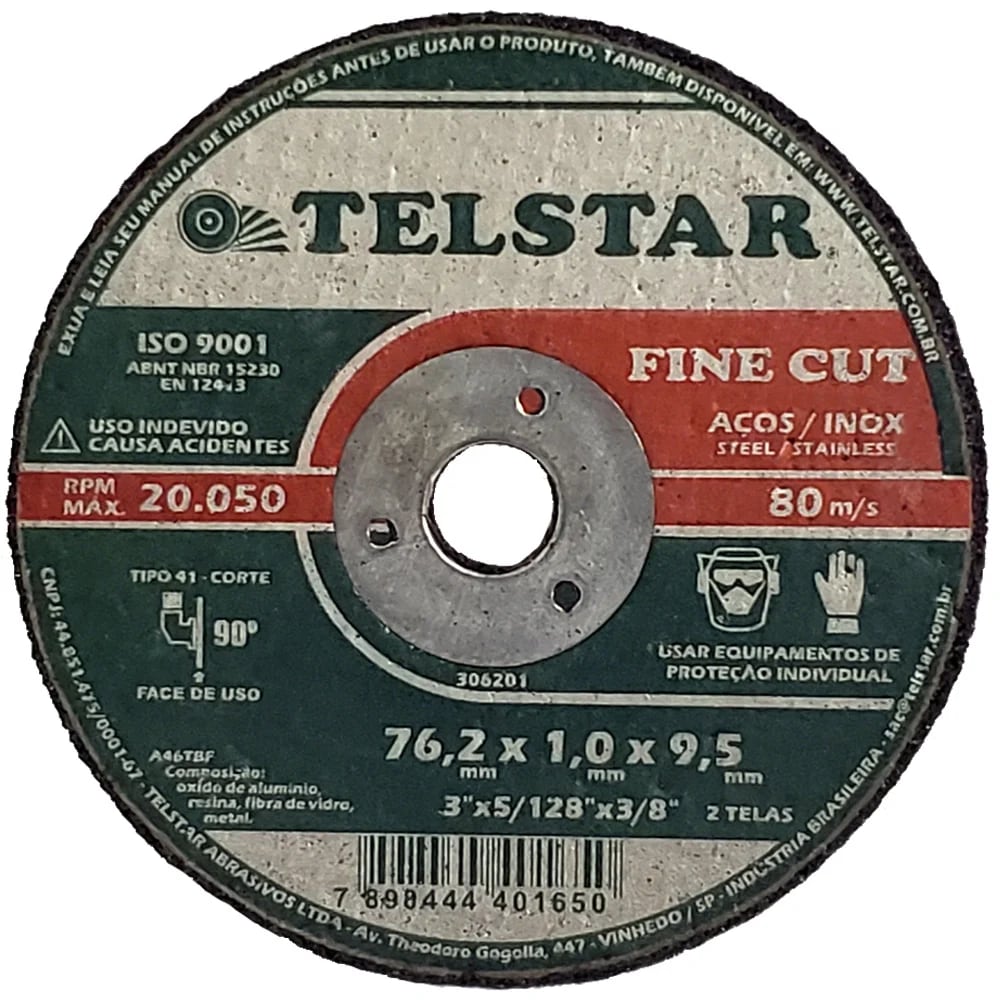 Disco de Corte Fine Cut Telstar