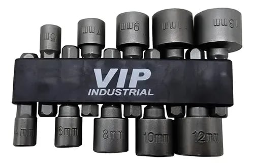 Jogo de Soquete Canhão Mil 10 Peças Vip