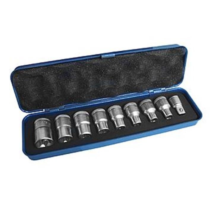 Jogo Soquetes Estriado E10 A E24 Peças Gedore