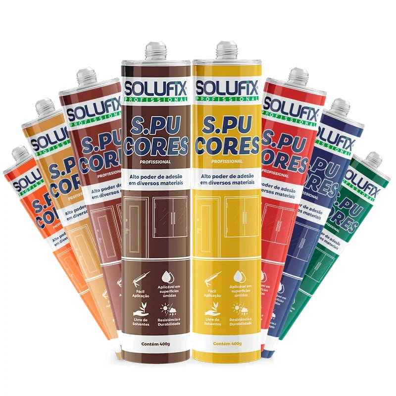 Adesivo Selante Híbrido Spu Hv Solufix Etiqueta