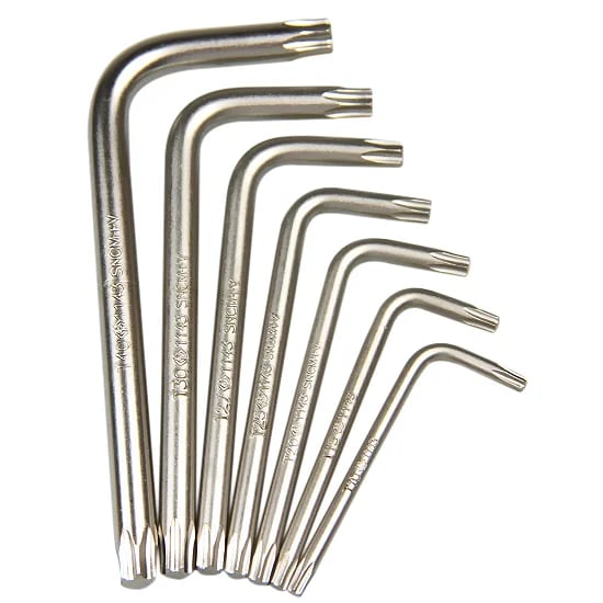 Jogo de Chave L Torx T10 A T50 9 Pecas King Tony