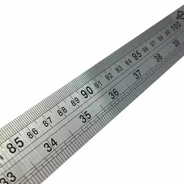 Régua de Aço Inoxidável Em Centímetros