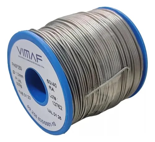 Solda de Estanho 60x40 1.0mm - Vimaf