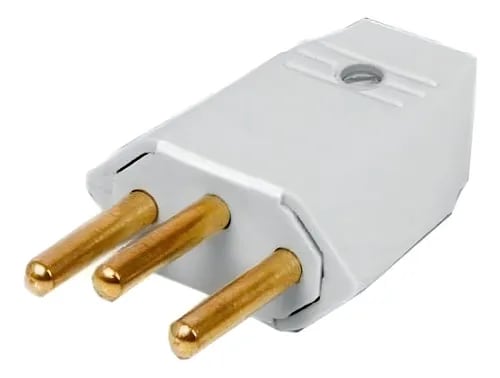 Plug Tomada Pino Macho 2p T Amper Perlex