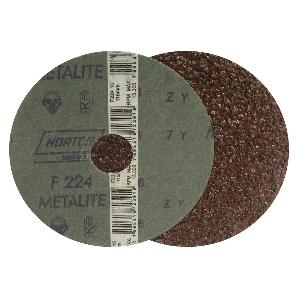 Disco de Lixa Fibra Grao Norton