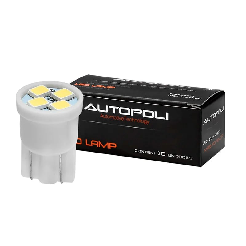 Lâmpada Led Pingão 12 Volts 1.8 Watts Autopoli