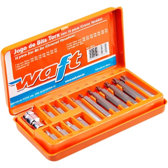 Jogo Soquetes Torx 1/2 Com 7 Peças Waft