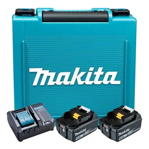 Kit maleta 2 baterias BL1850 e carregador DC18WC Makita