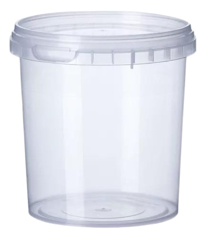 Pote Plástico transparente 1L