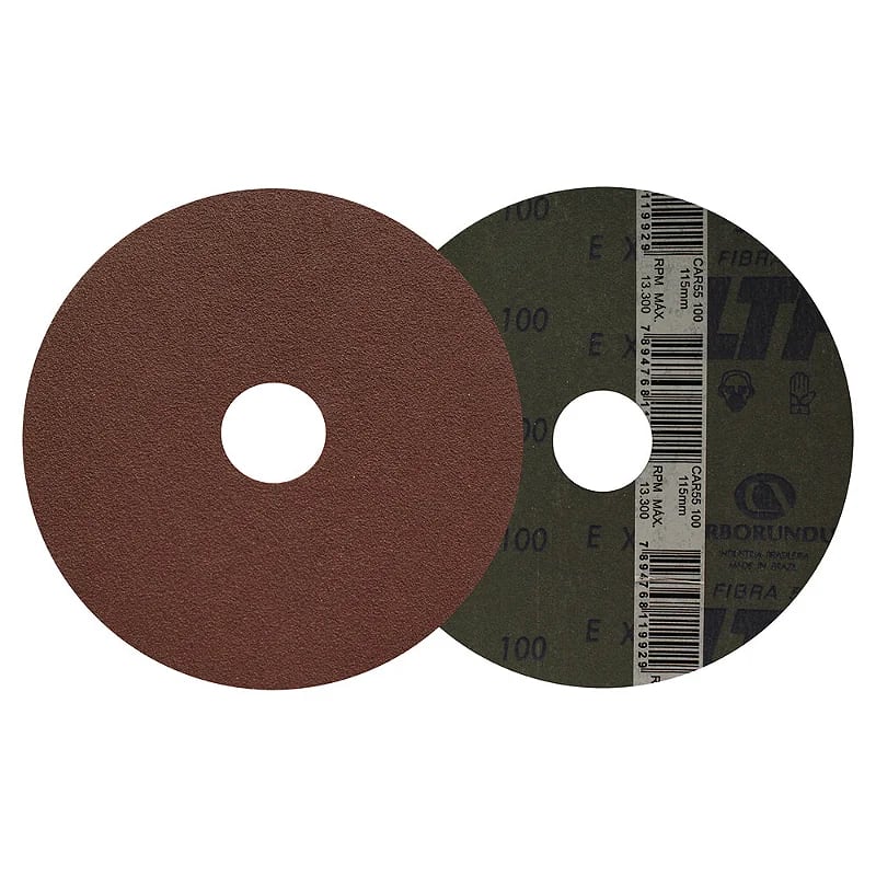 Disco de Lixa Fibra Carborundum