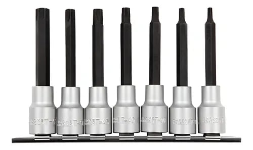 Jogo Chave Soquete Tipo Hexalobular 1/2 T20 A T55 7 Peças King Tony