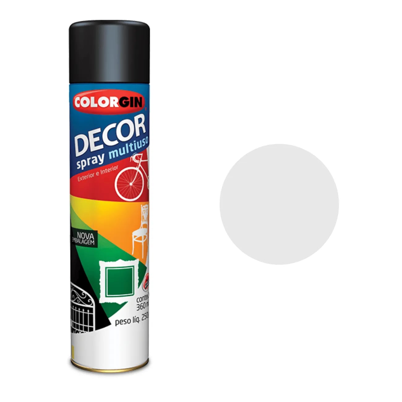Tinta Decor Branco Fosco Colorgin