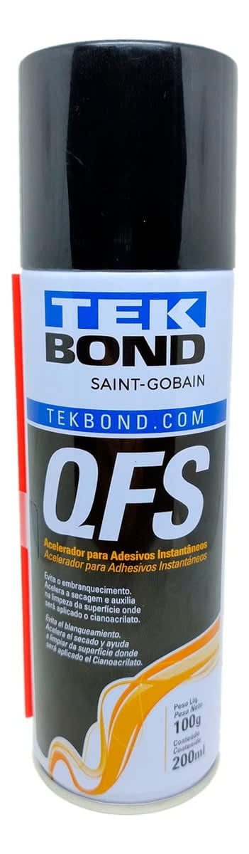 Acelerador Qfs Aerosol 200ml - Tekbond Acelerador Qfs Aerosol 200ml - Tekbond