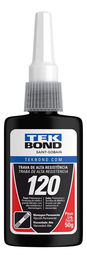 Adesivo Trava Roscas At 120 Vermelho 50g - Fixação E Segurança Profissional Adesivo Trava Roscas At 120 Vermelho 50g - Fixação E Segurança Profissional