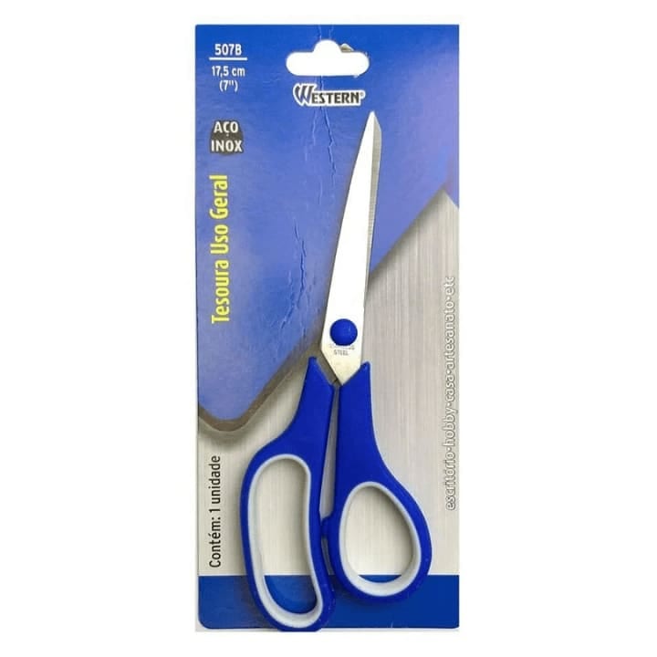 Tesoura Uso Geral 7" - Western Tesoura Uso Geral 7" - Western