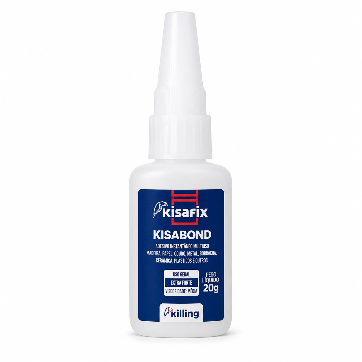 Cola Instantânea Multiuso Kisabond 20g Cola Instantânea Multiuso Kisabond 20g