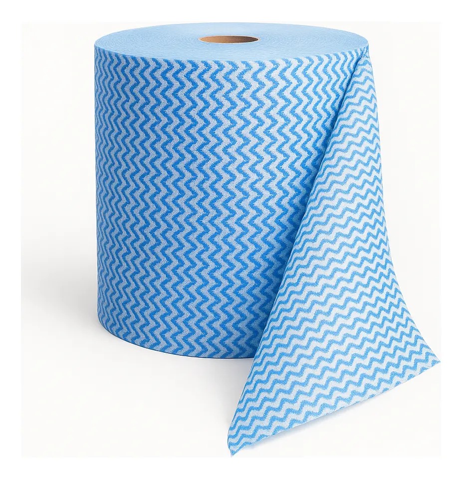 Rolo de Pano Anti-bacteriano Azul 35gr 28cmx240m C/600 Panos