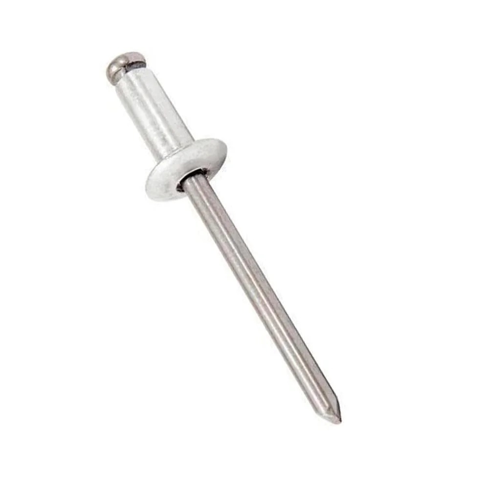 Rebite de Repuxo Em Alumínio 3,2x10mm - Pacote Com 1000 Unidades