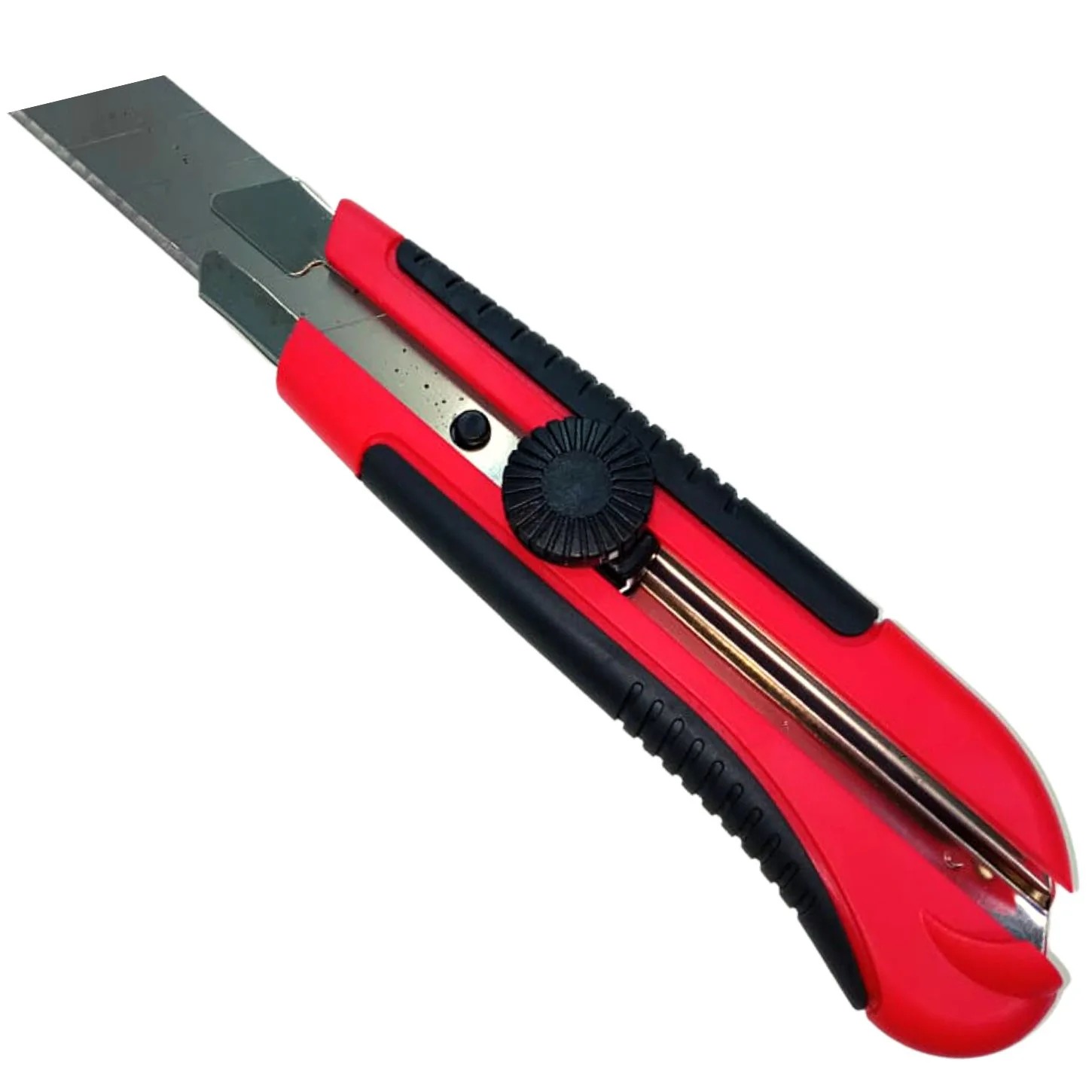Estilete Cabo Emborrachado 25mm Profissional Com Trava
