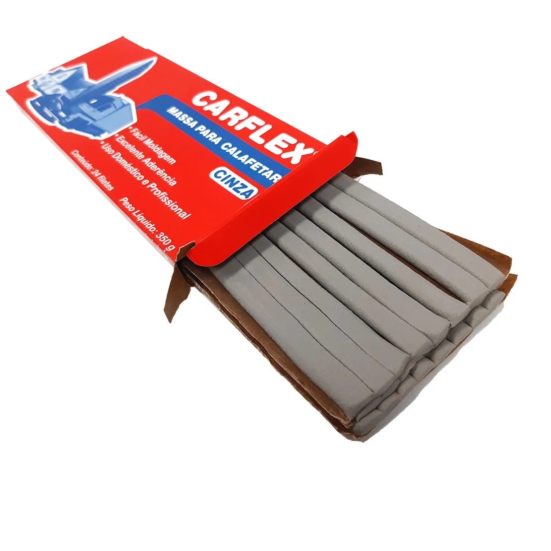 Massa Para Calafetação Filete Cinza 350g