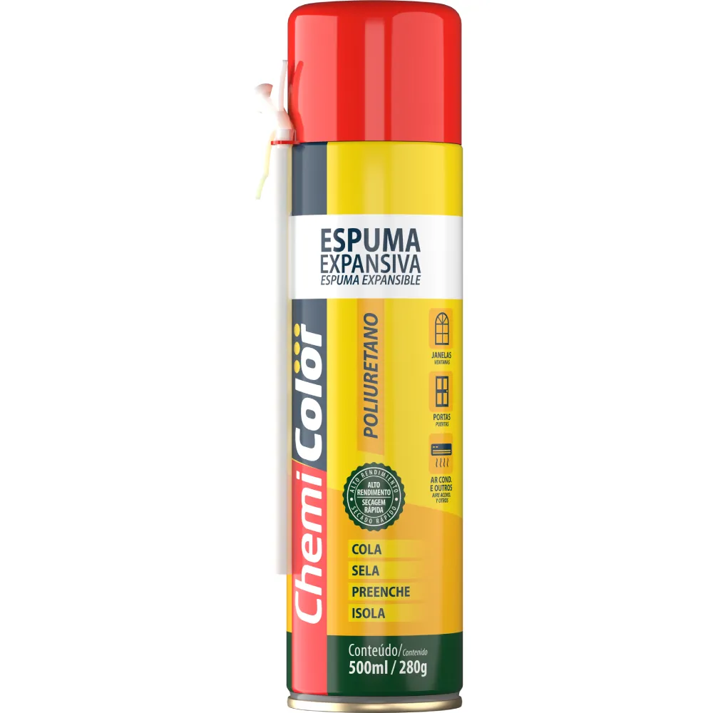 Espuma Pu Chemicolor 12x500ml/280g