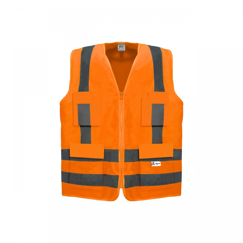 Colete Sinalização Sem Bolso Laranja T-g