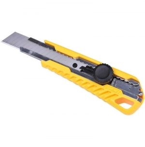 Estilete Retrátil Com Botão Giratório 18mm